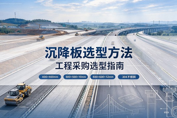 勃利沉降板选择方法