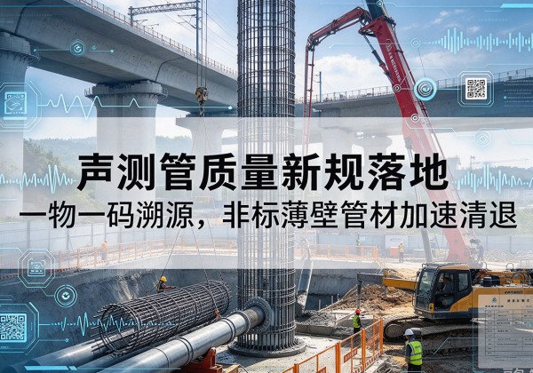 勃利声测管质量新规落地，一物一码溯源，非标薄壁管材加速清退